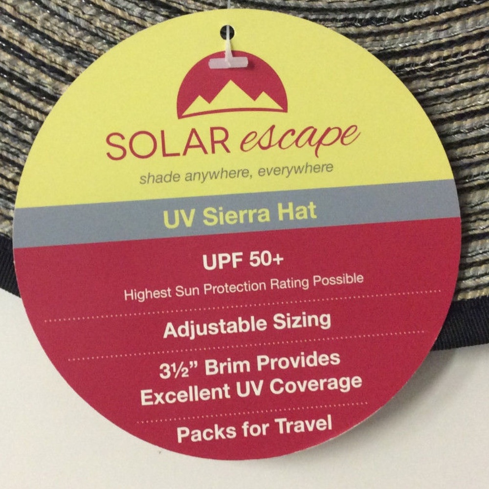 Solar ESUNFON Escapes UV Sierra HAT ONE Size ILK15 - Picture 2 of 5